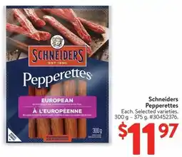 Walmart Schneiders Pepperettes offer