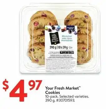 Walmart Your Fresh Market Cookies offer