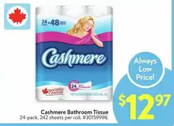 Walmart Cashmere Bathroom Tissue offer