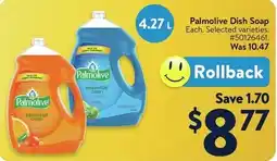 Walmart Palmolive Dish Soap offer