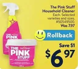 Walmart The Pink Stuff Household Cleaner offer