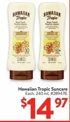 Walmart Hawaiian Tropic Suncare offer