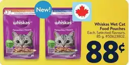 Walmart Whiskas Wet Cat Food Pouches offer