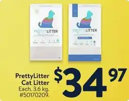 Walmart PrettyLitter Cat Litter offer