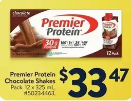 Walmart Premier Protein Chocolate Shakes offer