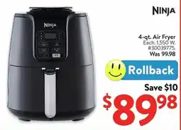 Walmart Ninja 4-qt. Air Fryer offer