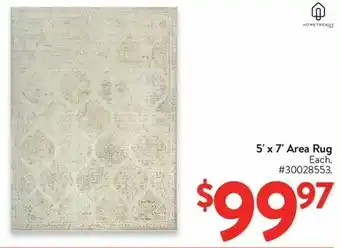 Walmart 5' x 7' Area Rug offer