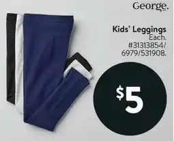 Walmart George Kid's Leggings offer