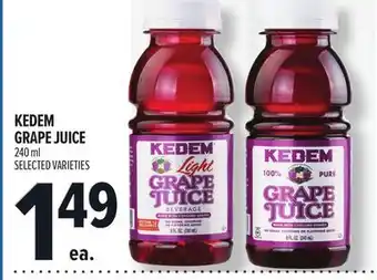 Metro KEDEM GRAPE JUICE offer