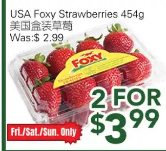 Ample Food Market USA Foxy Strawberries offer