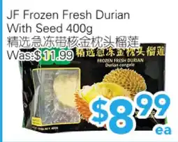 Ample Food Market JF Frozen Fresh Durian With Seed offer