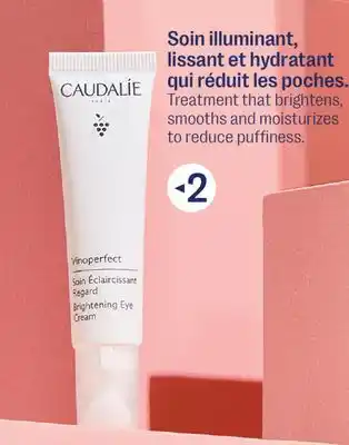 Jean Coutu CAUDALIE VINOPERFECT Brightening eye cream offer