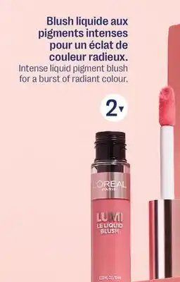 Jean Coutu L'ORÉAL PARIS LUMI Liquid blush offer