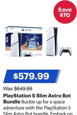 Best Buy PlayStation 5 Slim Astro Bot Bundle offer