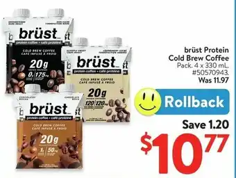 Walmart brüst Protein Cold Brew Coffee offer