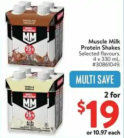 Walmart Muscle Milk Protein Shakes offer