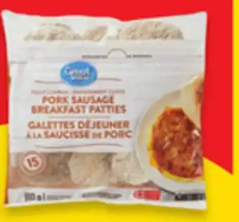 Walmart Great Value Frozen Meat, Seafood or Appetizers Selected Value Packs offer