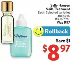 Walmart Sally Hansen Nails Treatment offer