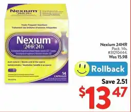 Walmart Nexium 24HR offer