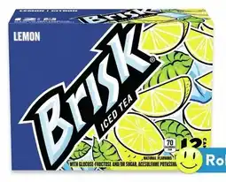 Walmart Brisk Lemon Iced Tea offer