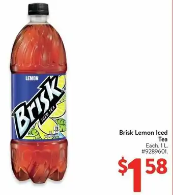 Walmart Brisk Lemon Iced offer