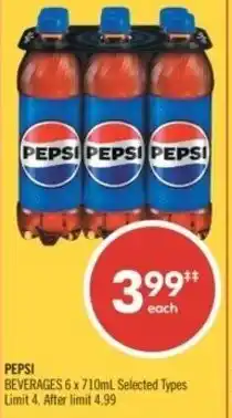 Shoppers Drug Mart Pepsi beverages offer