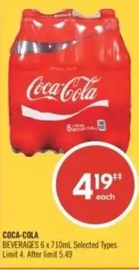 Shoppers Drug Mart Coca-cola beverages offer