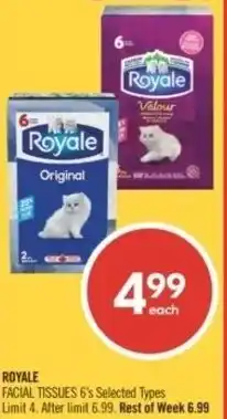 Shoppers Drug Mart Royale facial tissues offer