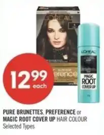 Shoppers Drug Mart Pure brunettes and preference offer