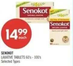 Shoppers Drug Mart Senokot offer