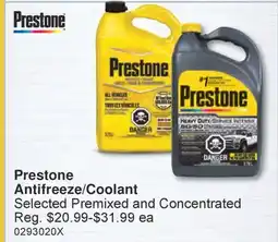 PartSource Prestone Antifreeze/Coolant offer