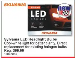 PartSource Sylvania LED Headlight Bulbs offer