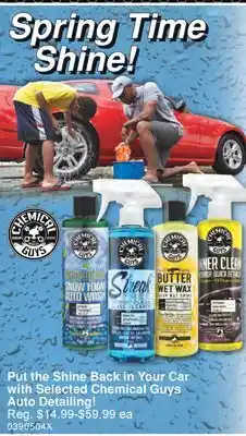 PartSource Put the Shine Bank in Your Car with Selected Chemical Guys Auto Detailing! offer