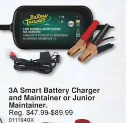 PartSource 3A Smart Battery Charger and Maintainer Junior offer