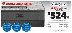 Surplus Furniture Barcelona Elite Queen Mattress Set offer