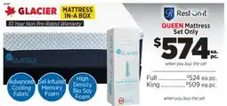 Surplus Furniture Galcier Queen Mattress Set offer