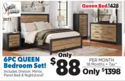 Surplus Furniture Vertani Black Queen Bed offer