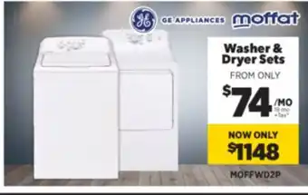 Surplus Furniture Washer & Dryer Sets As Low As offer