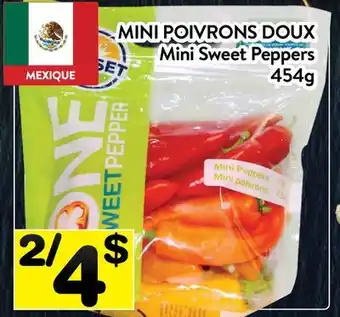 Supermarché PA POIVRONS DOUX SUNSET | Mini Sweet Peppers offer