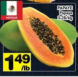 Supermarché PA PAPAYE Papaya offer