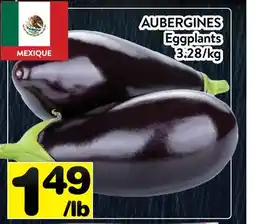 Supermarché PA AUBERGINES Eggplants offer