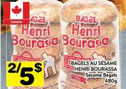 Supermarché PA BAGELS AU SÉSAME HENRI BOURASSA | Sesame Bagels offer