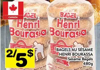 Supermarché PA BAGELS AU SÉSAME HENRI BOURASSA | Sesame Bagels offer