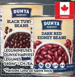 Supermarché PA LÉGUMINEUSES DUNYA HARVEST LEGUMES offer