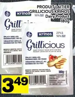 Supermarché PA PRODUIT LAITIER GRILLICIOUS KRINOS | DAIRY PRODUCT offer