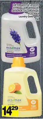 Supermarché PA DÉTERGENT À LESSIVE (HYPOALLERGÉNIQUE, LAVANDE OU ORANGE) ECO MAX | LAUNDRY DETERGENT offer