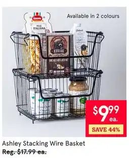 Kitchen Stuff Plus Ashley Stacking Wire Basket offer