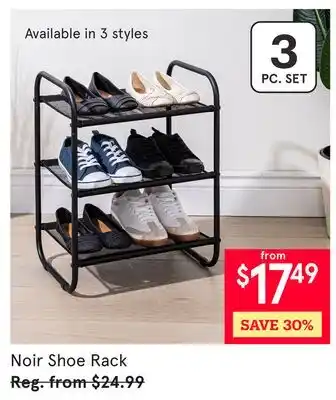 Kitchen Stuff Plus Noir Shoe Rack offer