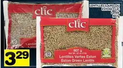 Supermarché PA LENTILLES (LAIRD OU ESTON) CLIC | Lentils offer