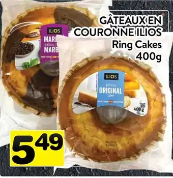 Supermarché PA GÂTEAUX EN COURONNE ILIOS | Ring Cakes offer